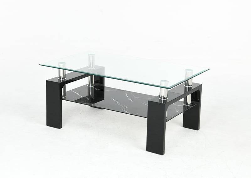 glass coffee table