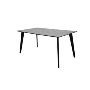 black modern dining table